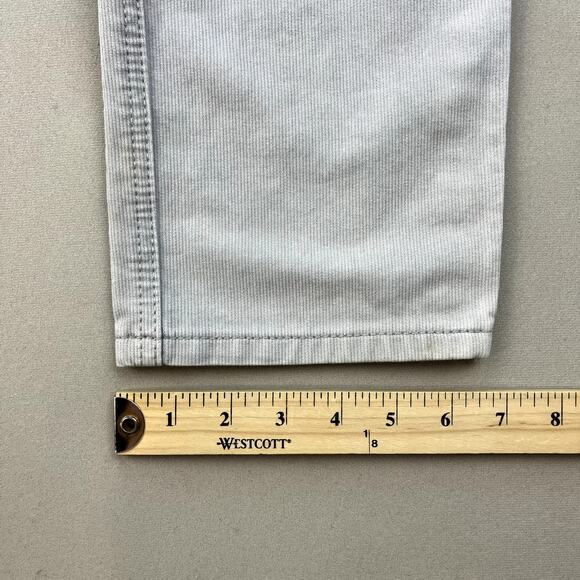 Marine Layer Pants Mens 32x30 Gray Chino Corduroy Slim Fit Straight Leg Casual - Picture 12 of 14